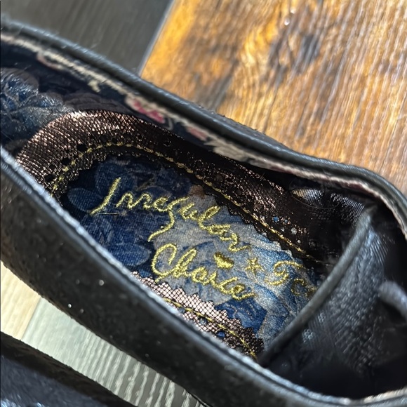 Irregular Choice Black High-Heeled Oxfords - Picture 2 of 4